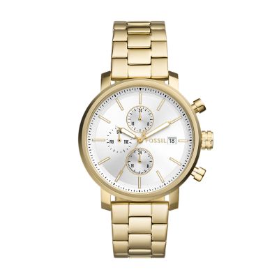 Fossil gold digital watch online