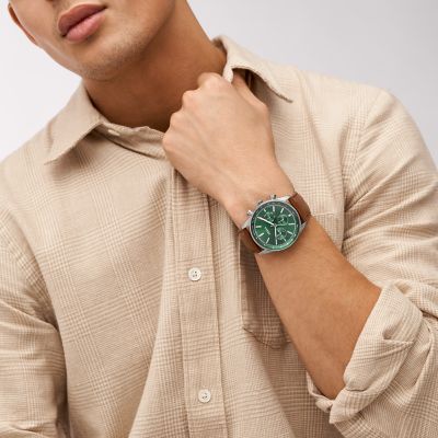 Sullivan Multifunction Brown LiteHide™ Leather Watch