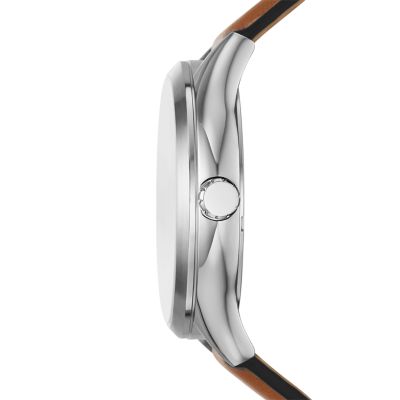 Fenmore Three-Hand Brown Leather Watch - BQ2863 - Fossil