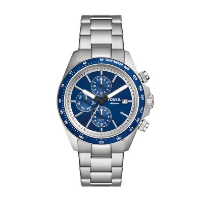 Fossil Autocross Multifunction Two-Tone Stainless Steel Watch ...