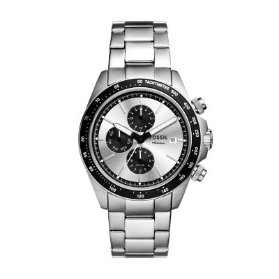 The men's Autocross sport watch in a silver-tone finish.