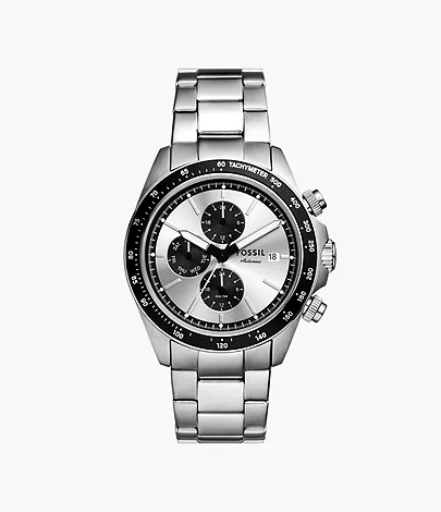 The men’s Autocross sport watch in a silver-tone finish.