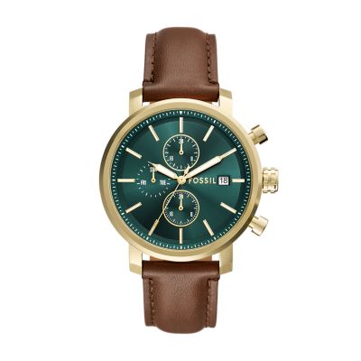 Fossil Outlet Uhr Rhett Multifunktionswerk Leder braun