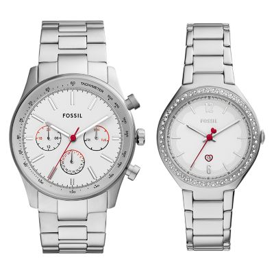 Sullivan Multifunction Stainless Steel Watch Set