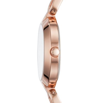 Kerrigan Three-Hand Rose Gold-Tone Stainless Steel Watch - BQ3206 