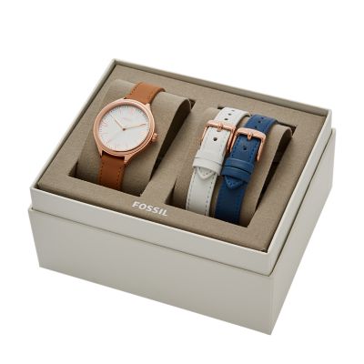 Fossil interchangeable watch online set