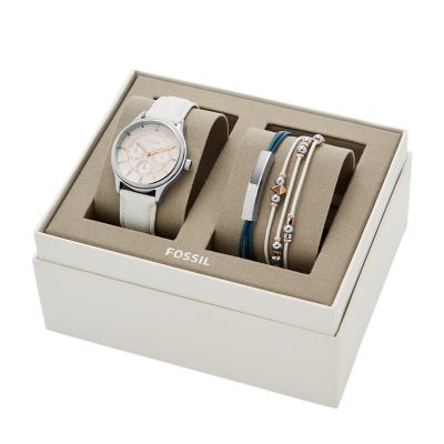 Coffret cadeau montre Modern Sophisticate multifonction en cuir