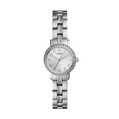 Womens Three Hand Stainless Steel Watch | Fossil.com | Three Hand ...