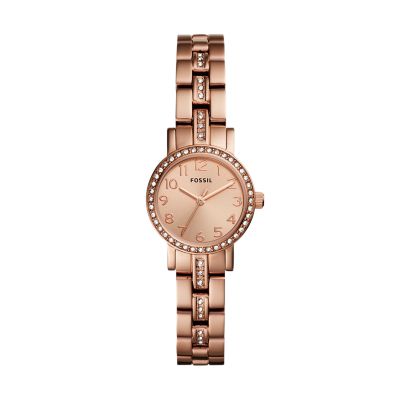 Rose Gold Watches, Rose Gold Tone Watches - Fossil