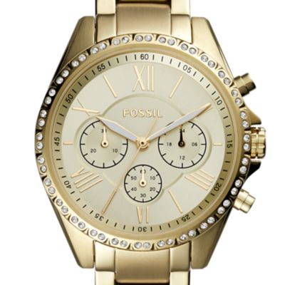 Modern Courier Chronograph Gold-Tone Stainless Steel Watch