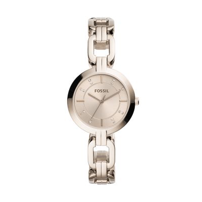 Kerrigan Three-Hand Two-Tone Stainless Steel Watch - BQ3341 - Fossil