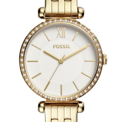 Karli Three-Hand Gold-Tone Watch and Bracelet Set