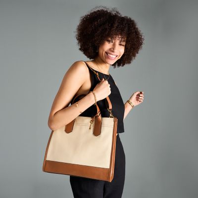 Fossil tilly tote sale