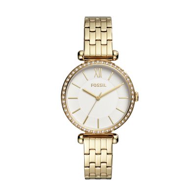 Fossil Outlet Women's Tillie Three-Hand Gold-Tone Stainless Steel Watch - Gold