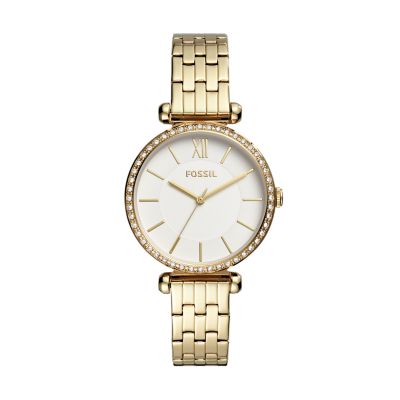 Tillie Three-Hand Gold-Tone Stainless Steel Watch