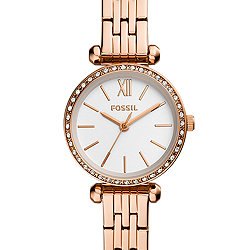 Tillie Mini Three-Hand Rose Gold-Tone Stainless Steel Watch