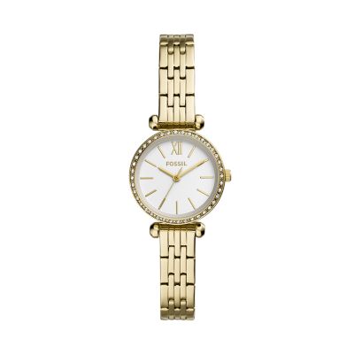 Tillie Mini Three Hand Gold Tone Stainless Steel Watch