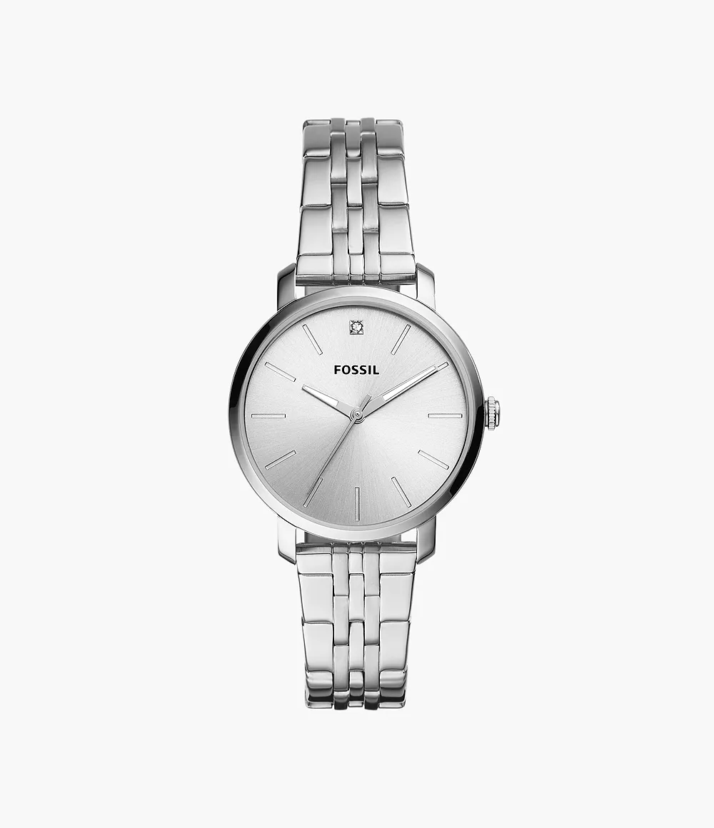 Lexie Luther Three-Hand Stainless Steel Watch jewelry