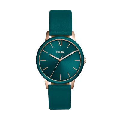 Fossil teal watch hot sale