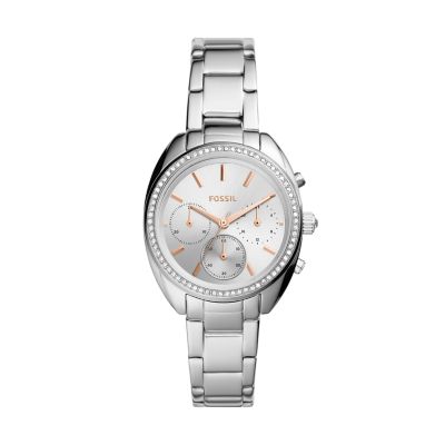 

Fossil Outlet Femmes Montre Vale chronographe en acier inoxydable