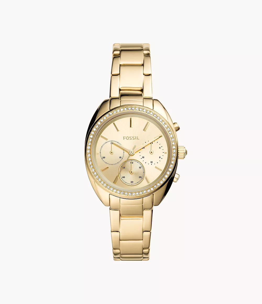 Image of Vale Chronograph Gold-Tone Stainless Steel Watch
