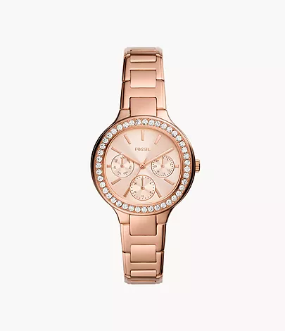 Rose Gold Fossil Watch - recoveryparade-japan.com