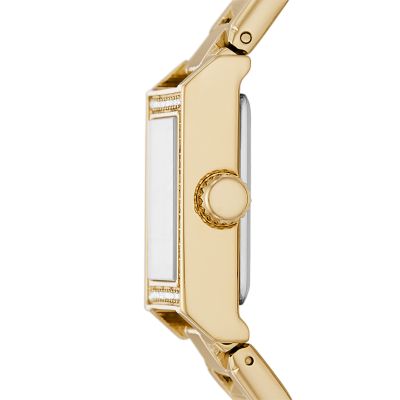 Popular Fossil BQ3714 Edan Two-Hand Gold-Tone Stainless Steel Women's Watch