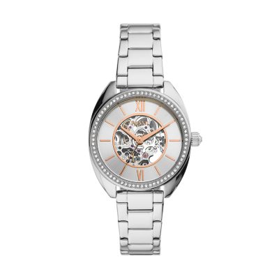 Fossil automatic 2025 stainless steel watch