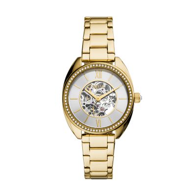 Vale Automatic Gold-Tone Stainless Steel Watch