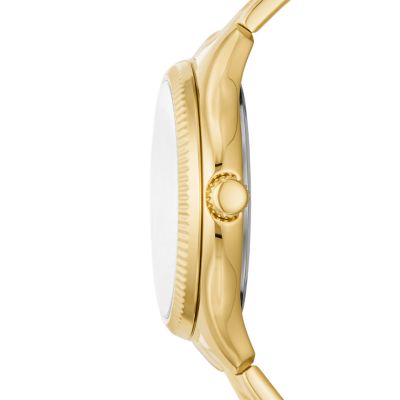 Uhr Rye Multifunktionswerk Edelstahl goldfarben - BQ3757 - Watch 