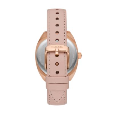 Fossil watch pink online face