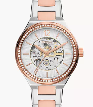 Eevie Automatic Two-Tone Stainless Steel Watch