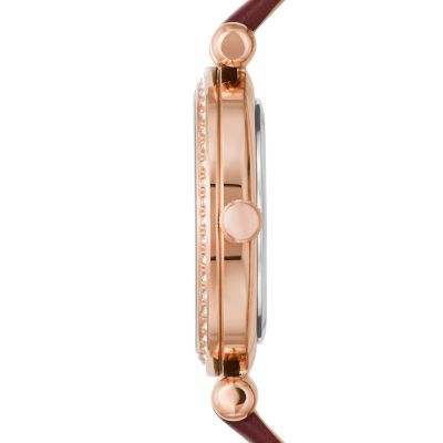 Fossil Tillie Three-Hand Rose Gold Watch Tillie Three-Hand Rose Gold-Tone Stainless Steel Watch  main image 2