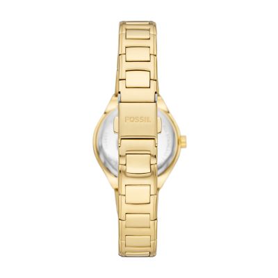 Eevie Three-Hand Date Gold-Tone Stainless Steel Watch - BQ3801