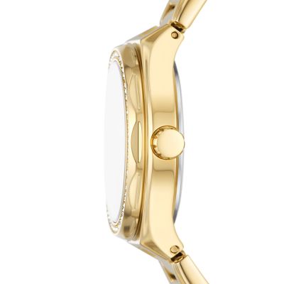 Eevie Three-Hand Date Gold-Tone Stainless Steel Watch - BQ3801