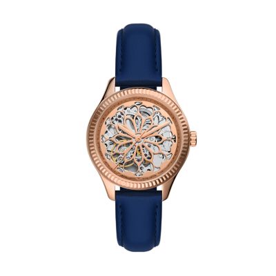 Fossil blue 2025 automatic watch