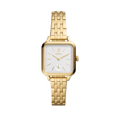 Fossil Outlet Women's Colleen Three-Hand Gold-Tone Stainless Steel Watch - Gold