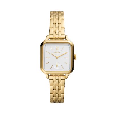 Dayle Three-Hand Rose Gold-Tone Stainless Steel Watch - BQ3886 - Fossil