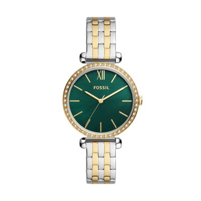 Tillie Three-Hand Two-Tone Stainless Steel Watch