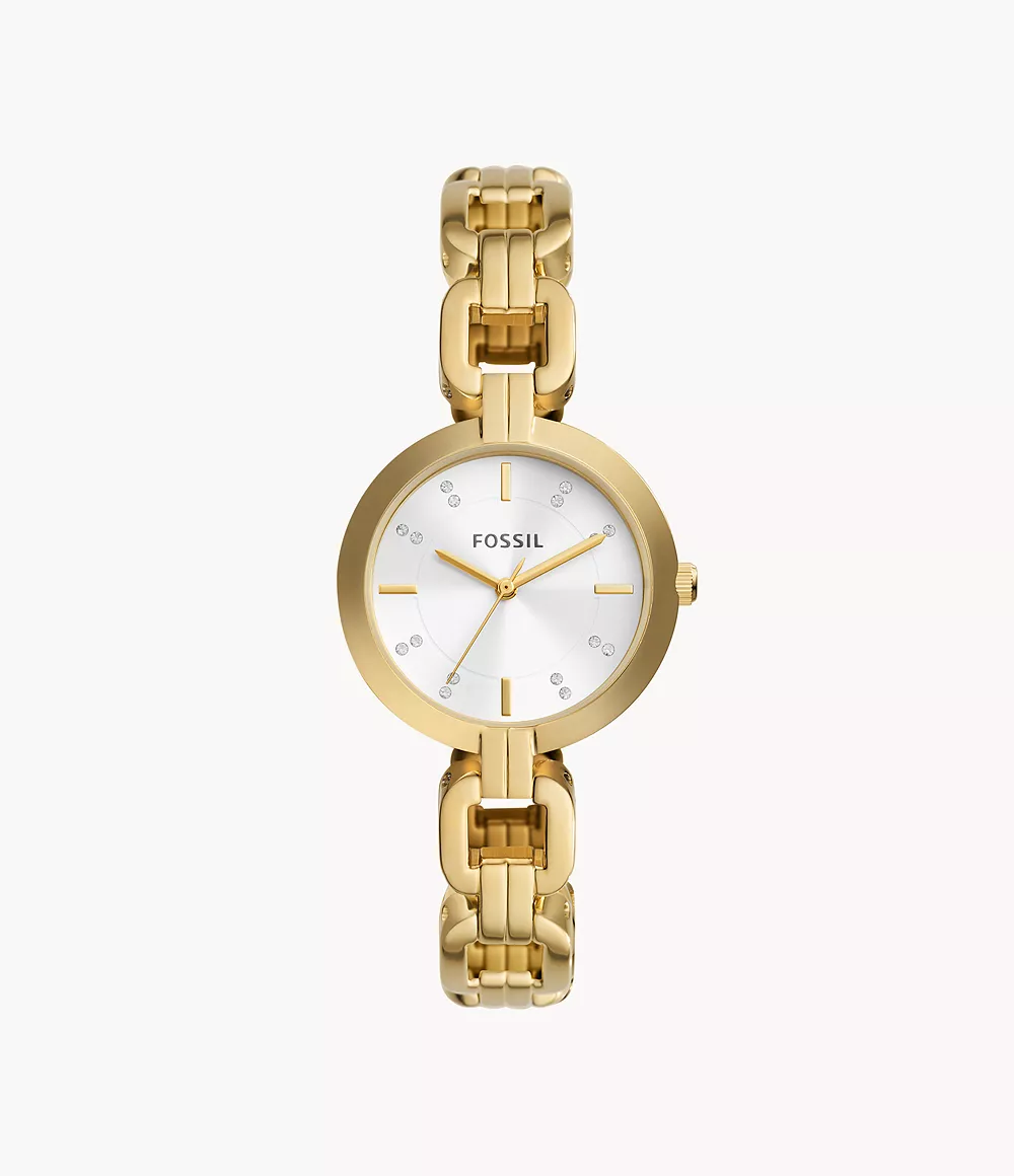 Image of Kerrigan Three-Hand Gold-Tone Stainless Steel Watch