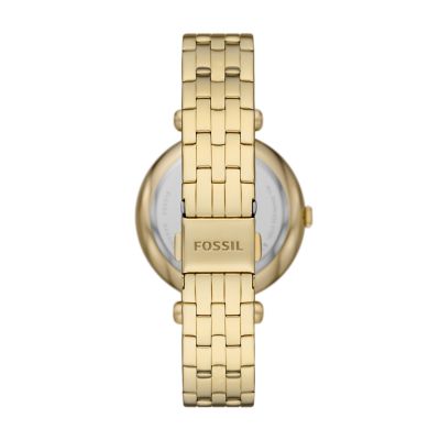 Tillie Automatic Gold-Tone Stainless Steel Watch - BQ3868 - Fossil