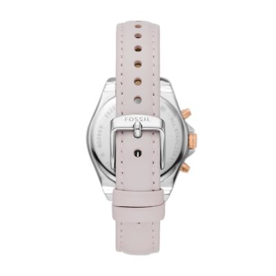 Modern Courier Chronograph Blush Leather Watch - BQ3869 - Fossil