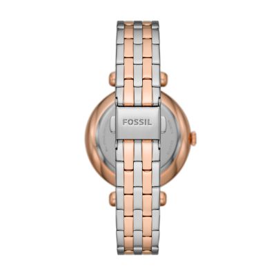 Tillie Automatic Two-Tone Stainless Steel Watch - BQ3875 - Fossil