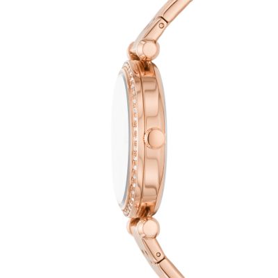 Tillie Three-Hand Rose Gold-Tone Stainless Steel Watch - BQ3878