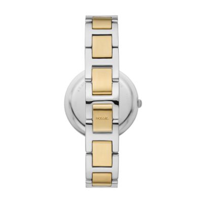 Karli Three-Hand Two-Tone Stainless Steel Watch