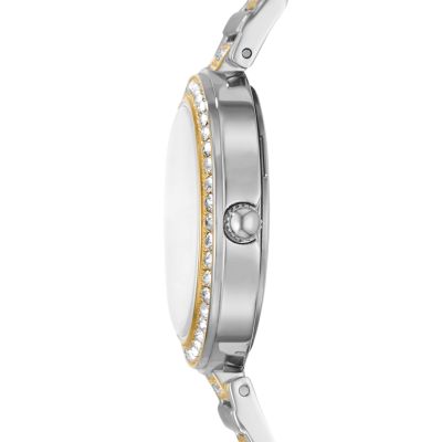 Karli Three-Hand Two-Tone Stainless Steel Watch - BQ3884 - Fossil