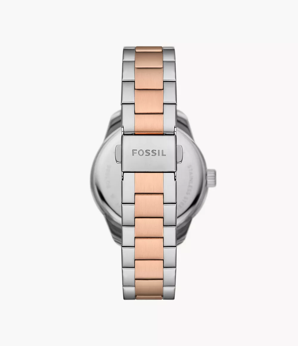 Dayle Three-Hand Two-Tone Stainless Steel Watch