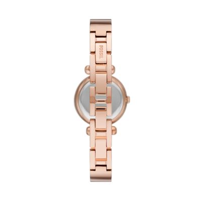 Tillie Mini Three-Hand Rose Gold-Tone Stainless Steel Watch