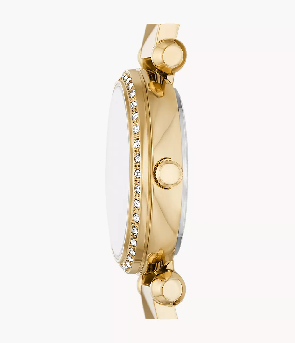 Tillie Mini Three-Hand Gold-Tone Stainless Steel Watch