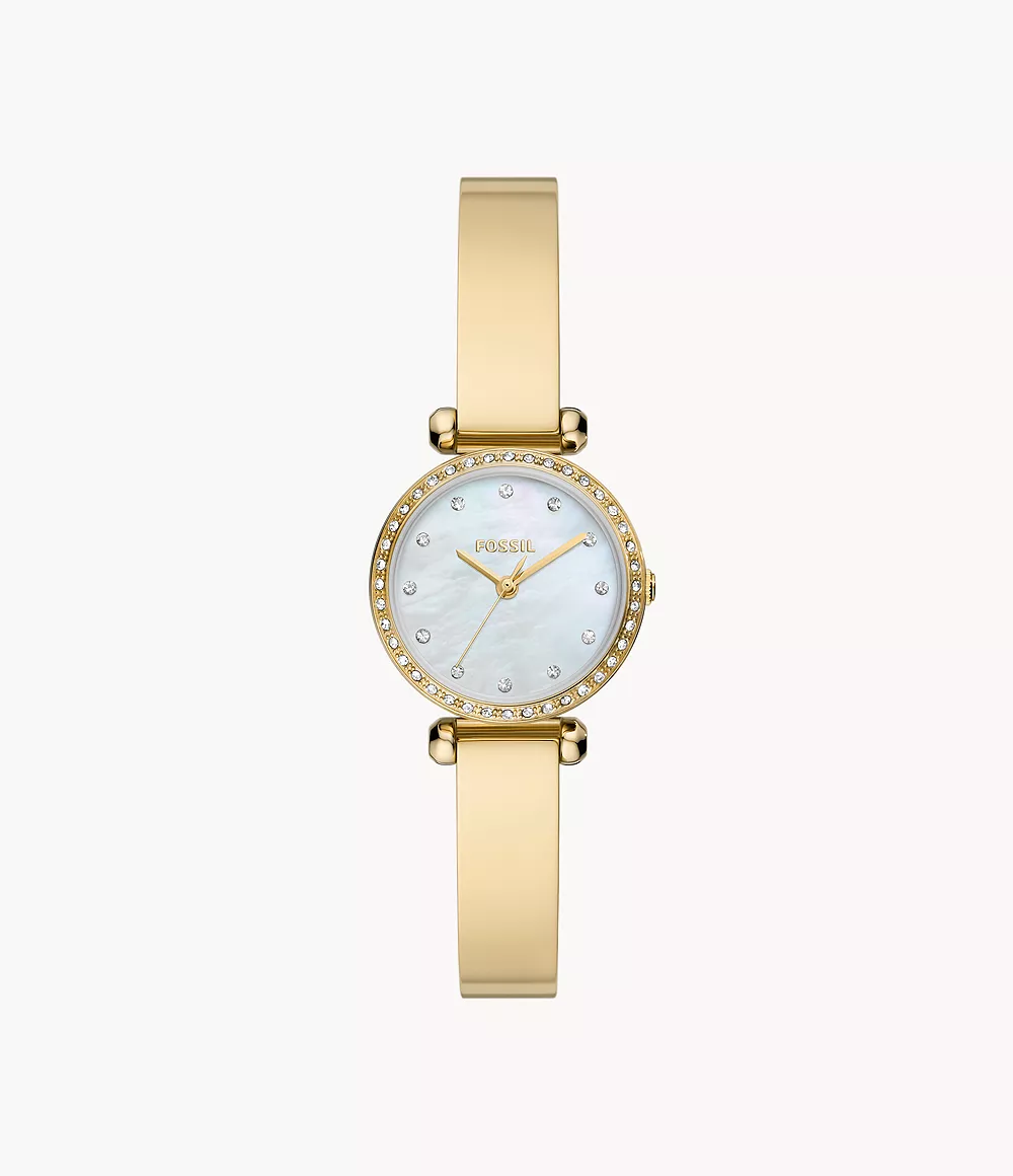 Tillie Mini Three-Hand Gold-Tone Stainless Steel Watch
